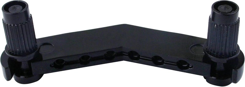 guyker Guitar Stop Bar Tailpiece with Anchors and Studs Replacement Part Compatible with Les Paul LP SG Style 6 String Electric Guitar - GK21, Black - Image 2